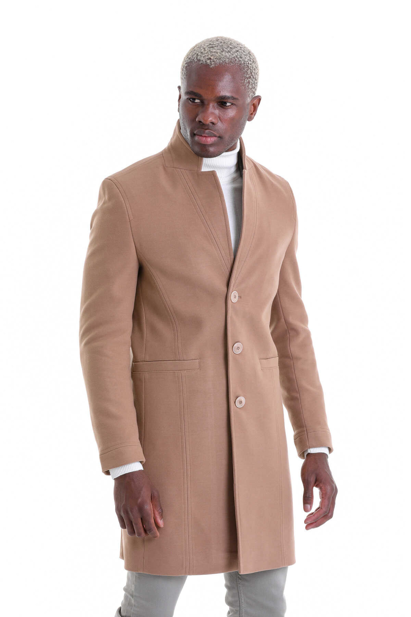 Camel Regular Fit Mono Yaka Palto - HTML (1)
