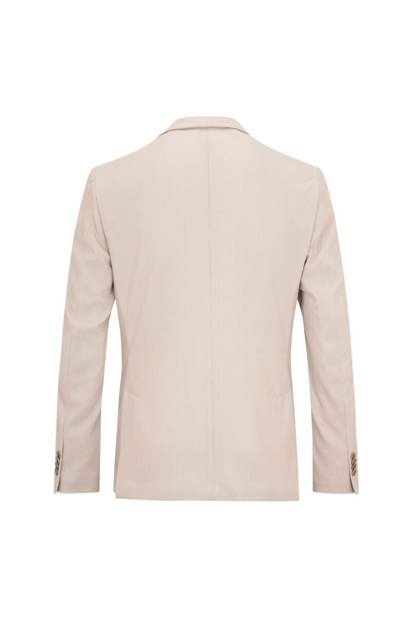 Keten Comfort Fit Mono Yaka Klasik Ceket - HTML (1)