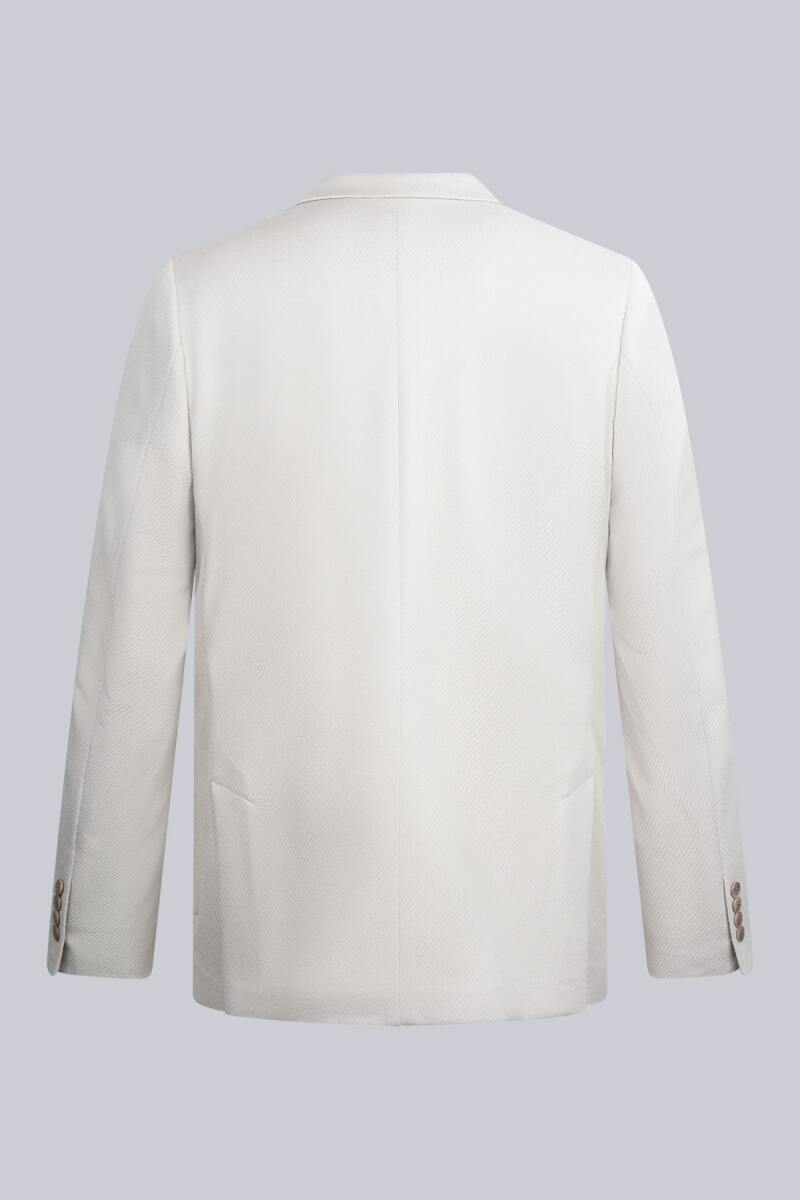 Keten Comfort Fit Mono Yaka Klasik Ceket - Hatemoğlu (1)