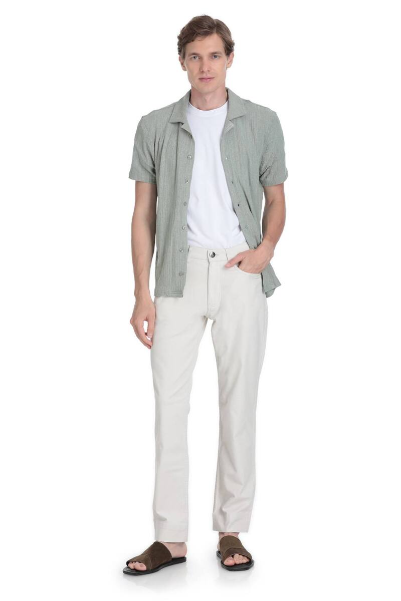 Keten Regular Fit Pamuklu 5 Cep Kanvas Pantolon - Hatemoğlu