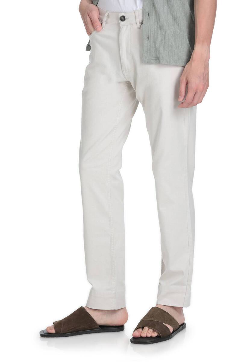 Keten Regular Fit Pamuklu 5 Cep Kanvas Pantolon - Hatemoğlu (1)