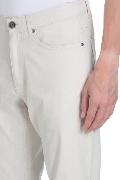 Keten Regular Fit Pamuklu 5 Cep Kanvas Pantolon - 4