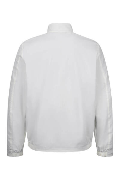 Lacivert - Bej Slim Fit Hakim Yaka Çift Taraflı Mevsimlik Spor Mont - 4