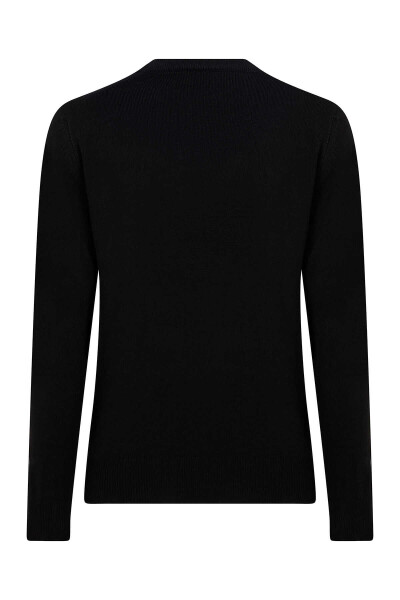 Lacivert Regular Fit Bisiklet Yaka Triko Kazak - 7