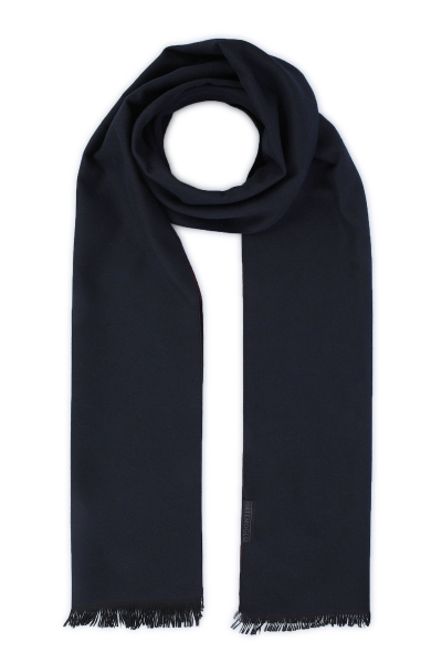 Lacivert Çift Taraflı Atkı 