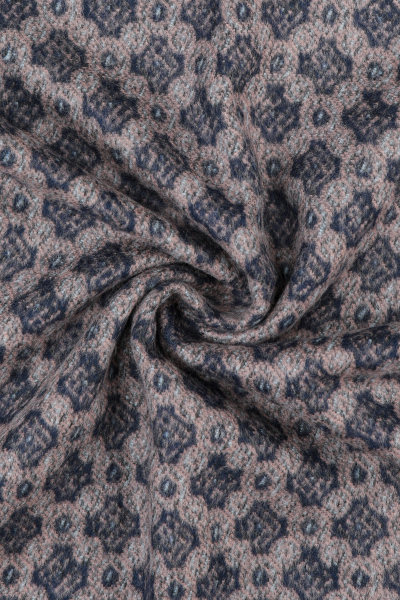 Lacivert Desenli Atkı - 4