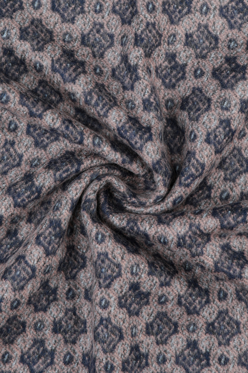 Lacivert Desenli Atkı - Hatemoğlu (1)