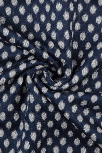 Lacivert Desenli Atkı - 3