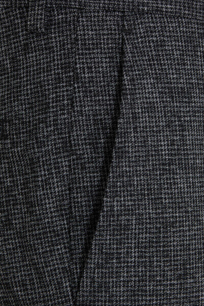 Lacivert Regular Fit Yandan Cep Flanel Pantolon - 5