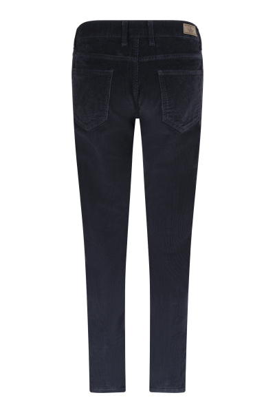 Lacivert Dinamik Fit 5 Cep Kadife Pantolon - 2