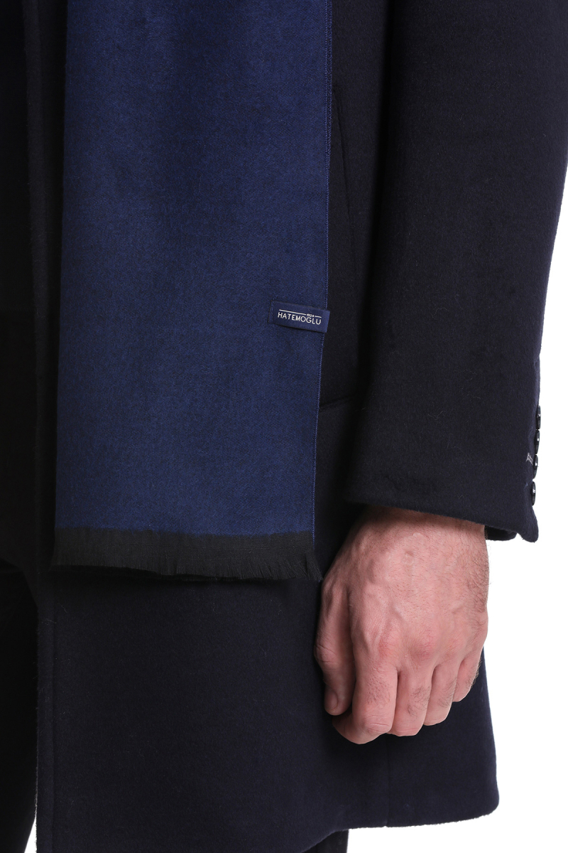 Lacivert Çift Taraflı Atkı - Hatemoğlu (1)
