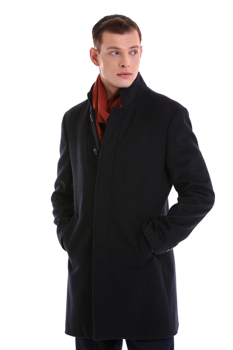 Lacivert Çift Taraflı Atkı - HATEMOĞLU (1)