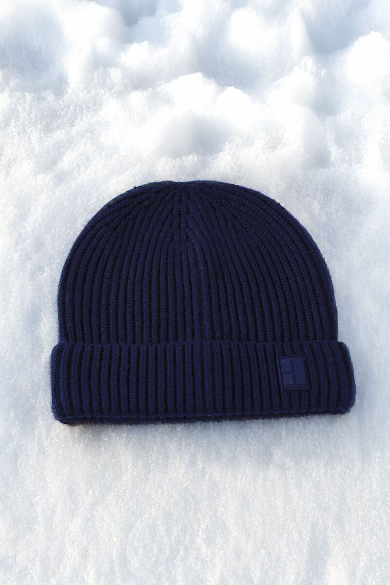 Lacivert Örgü Bere - Hatemoğlu (1)