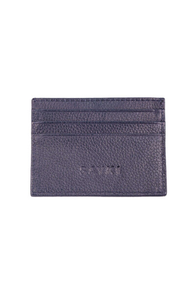Lacivert Floter Deri Kartvizitlik - 2