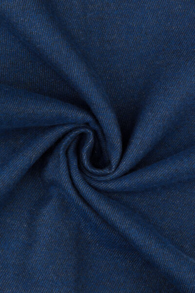 Lacivert - Gri Çift Taraflı Atkı - 4