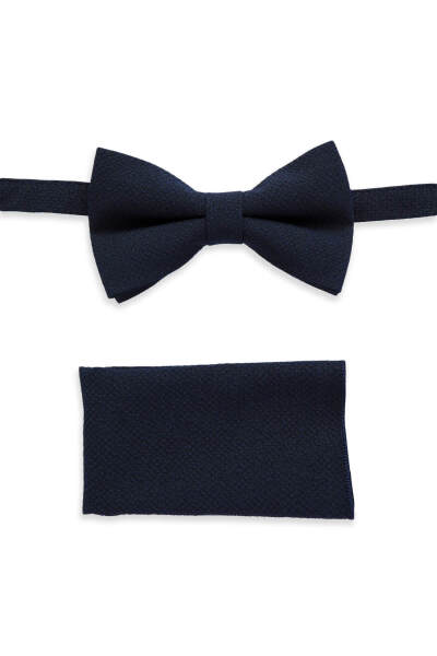 Lacivert Papyon Mendil Set - 1