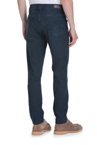 Lacivert Regular Fit 5 Cep Pamuklu Kot Pantolon - 5