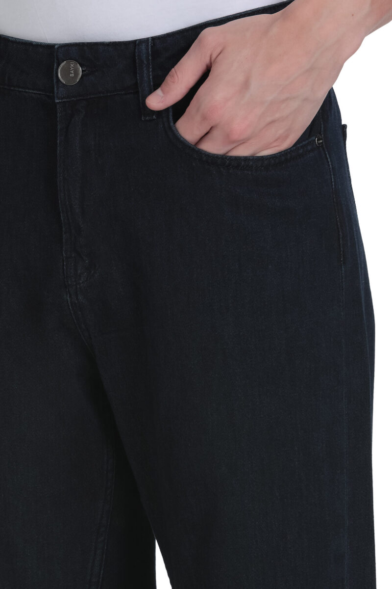 Lacivert Regular Fit 5 Cep Pamuklu Kot Pantolon - Saykı (1)