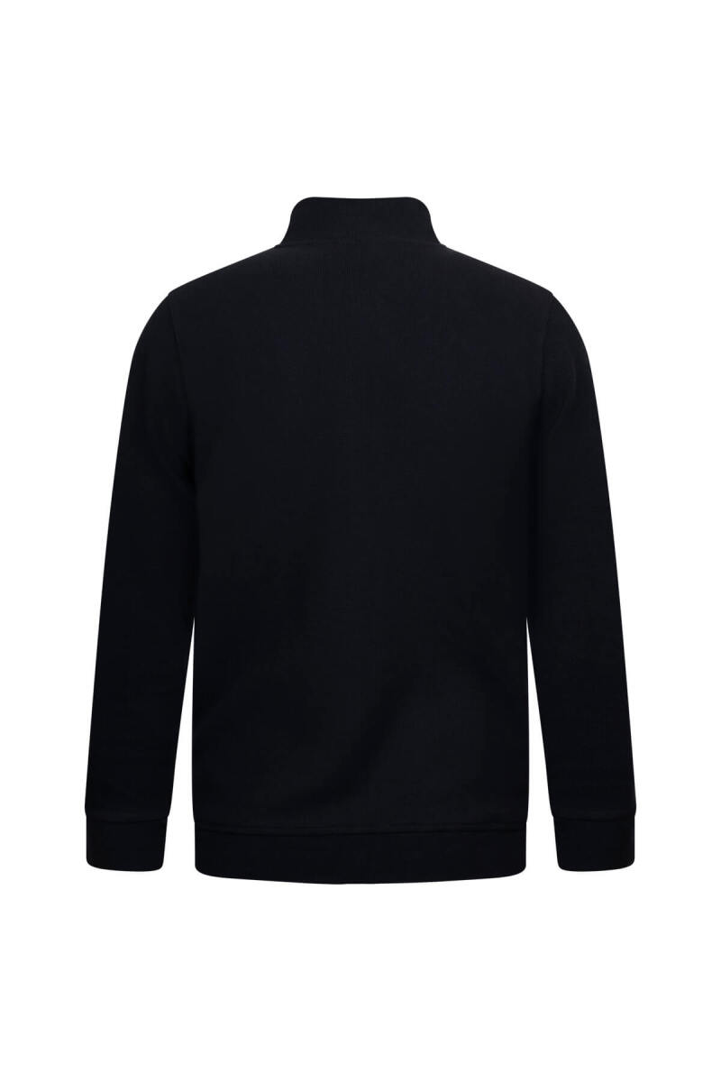 Lacivert Regular Fit Fermuarlı Yarım Balıkçı Yaka 100% Pamuk Triko Hırka - HTML (1)