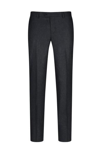 Lacivert Regular Fit Yandan Cepli Kumaş Pantolon - 1