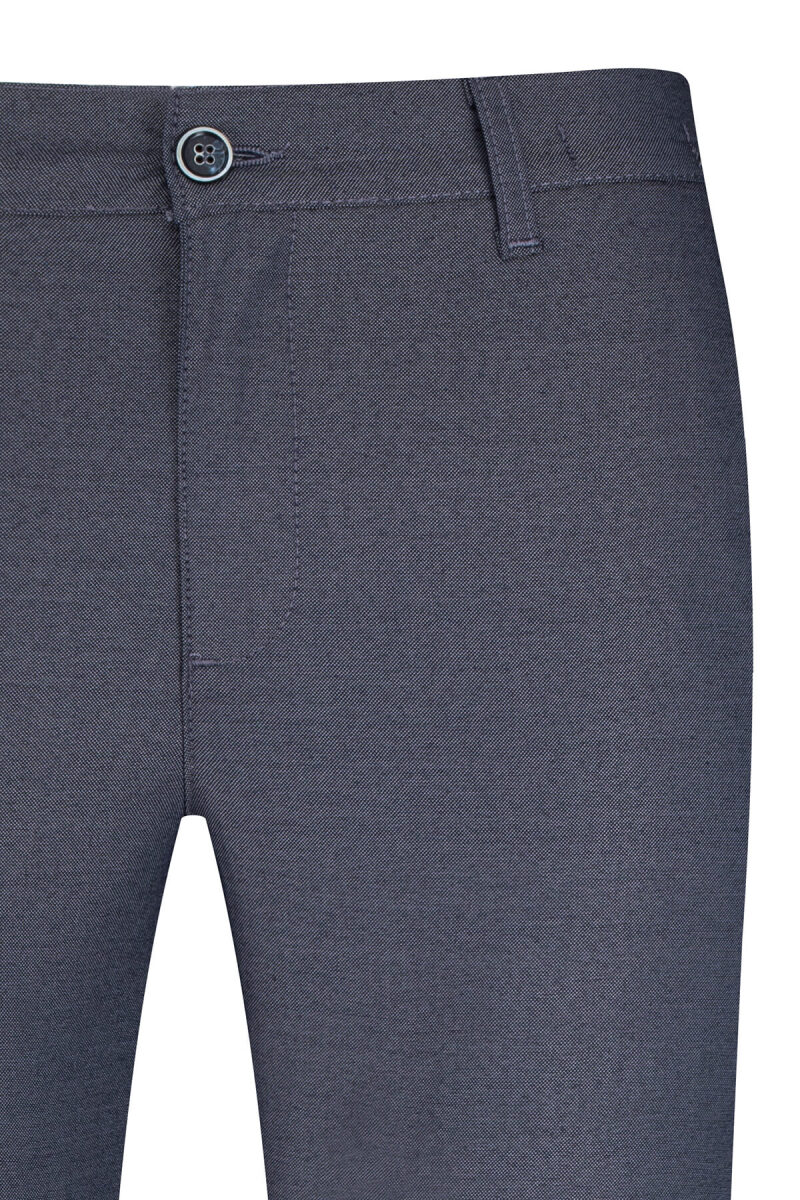 Lacivert Regular Fit Yandan Cepli Pamuklu Jogger Pantolon - Hatemoğlu (1)