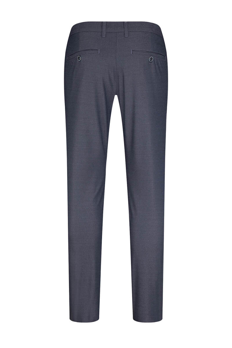 Lacivert Regular Fit Yandan Cepli Pamuklu Jogger Pantolon - Hatemoğlu (1)