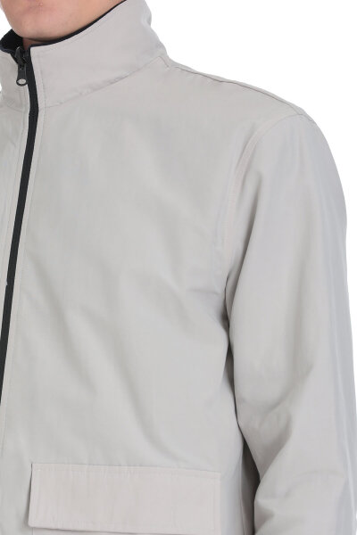 Lacivert Regular Fit Yarım Balıkçı Yaka Çift Taraflı Mevsimlik Mont - 9