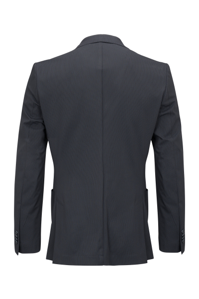 Lacivert Slim Fit Mono Yaka Takım Elbise - 3
