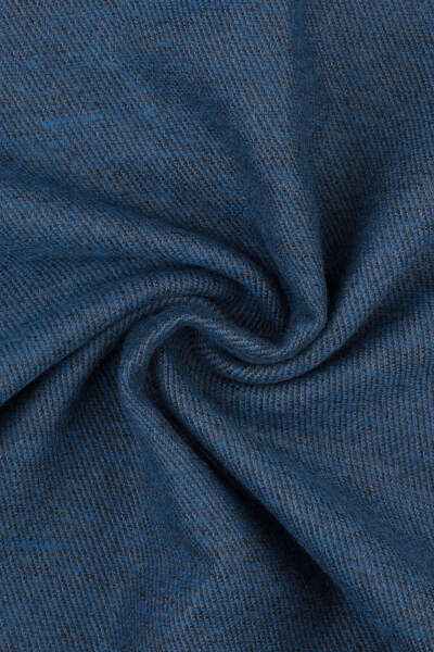 Lacivert - Vizon Çift Taraflı Atkı - 6