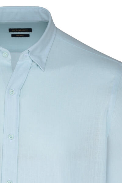 Mavi Comfort Fit 100% Pamuk Düğmeli Yaka Uzun Kollu Casual Gömlek - 7