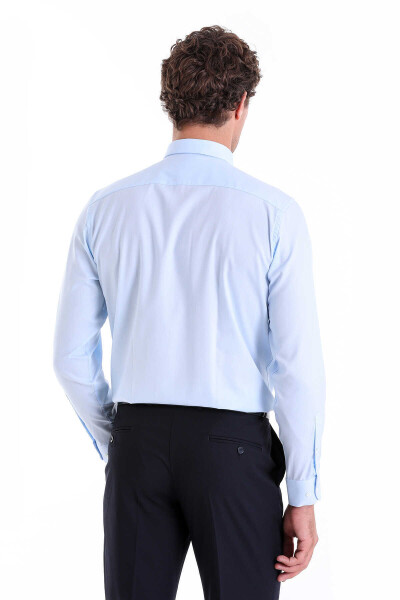 Mavi Comfort Fit Desenli 100% Pamuk Slim Yaka Uzun Kollu Casual Gömlek - 6