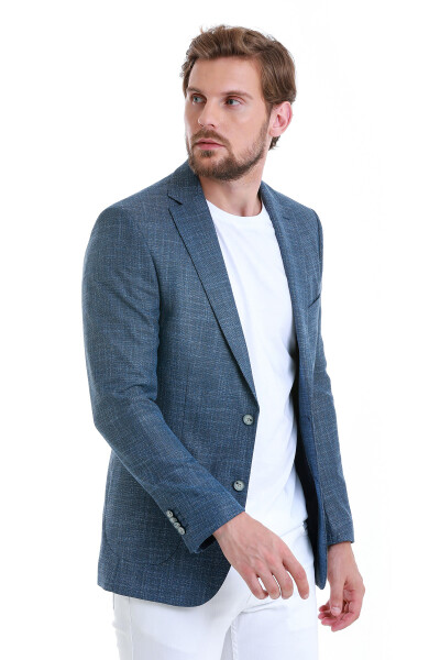 Mavi Comfort Fit Mono Yaka Klasik Ceket - 4