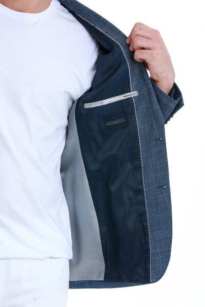 Mavi Comfort Fit Mono Yaka Klasik Ceket - 5