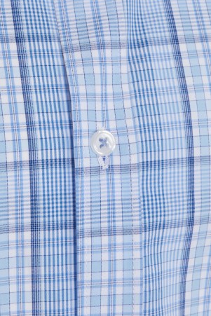 Mavi Klasik Fit Kareli 100% Pamuk Düğmeli Yaka Uzun Kollu Casual Gömlek - 2