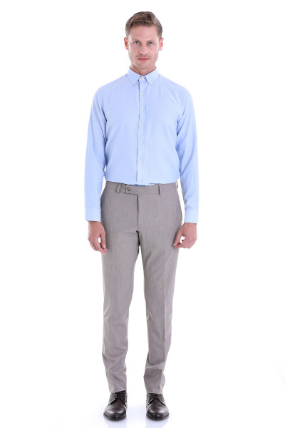 Mavi Comfort Fit Pamuklu Düğmeli Yaka Uzun Kollu Casual Gömlek - 3