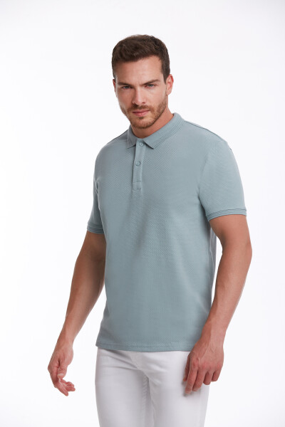 Mavi Regular Fit Petek Pamuklu Polo Yaka Tişört - 2