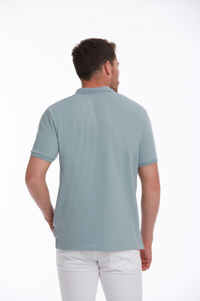 Mavi Regular Fit Petek Pamuklu Polo Yaka Tişört - 7