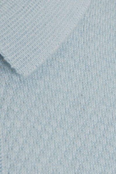 Mavi Regular Fit jakarlı Pamuklu Polo Yaka Triko Tişört - 3