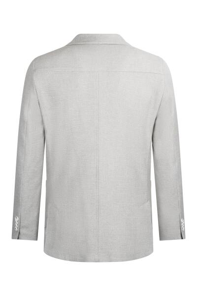 Taş Comfort Fit Mono Yaka Klasik Keten Ceket - 2