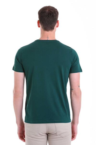 Nefti Regular Fit Baskılı Bisiklet Yaka 100% Pamuk Tişört - 6