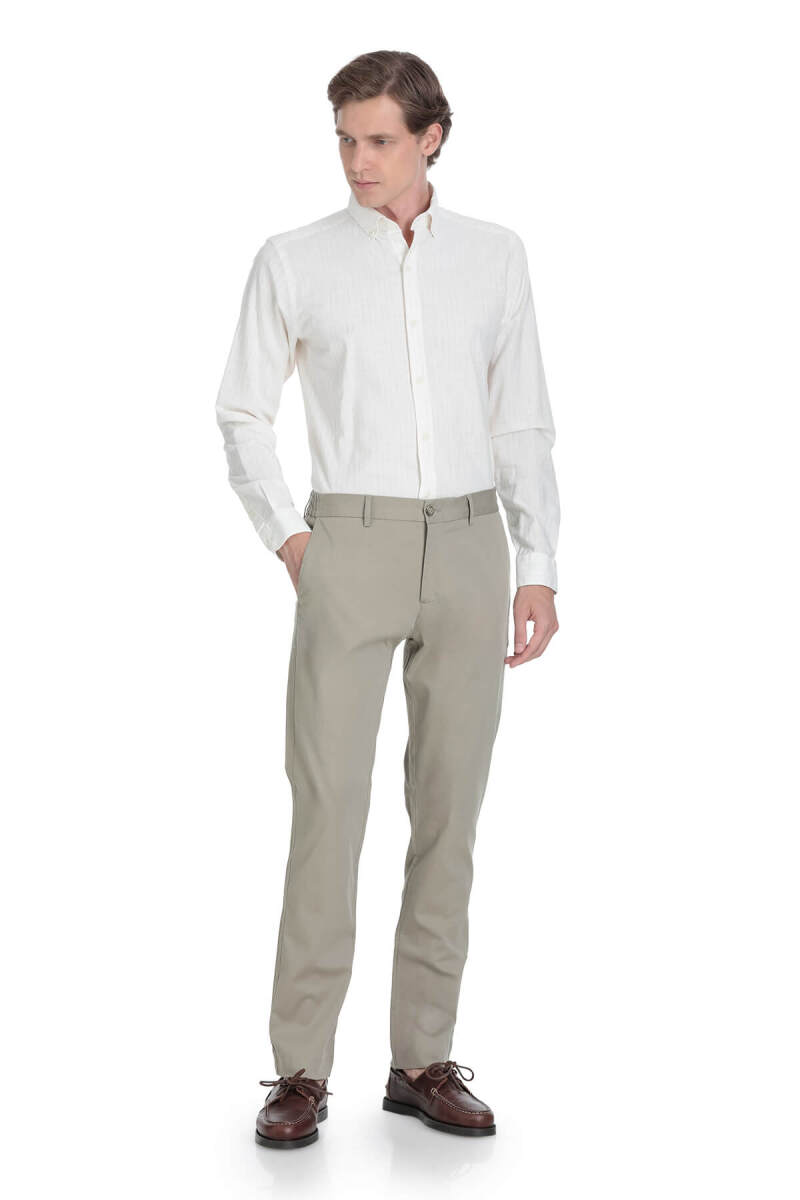 Yeşil Rahat Kesim Pamuklu Yandan Cepli Jogger Pantolon - HTML