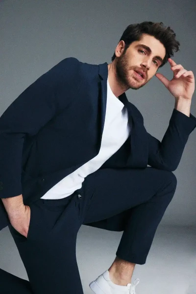 Performans Suit Lacivert Slim Fit Takım Elbise - 6