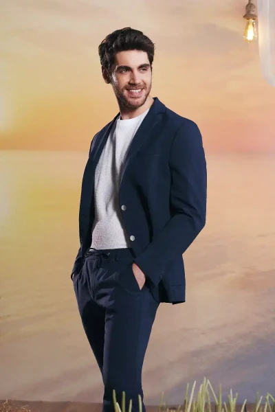 Performans Suit Lacivert Slim Fit Takım Elbise - 9