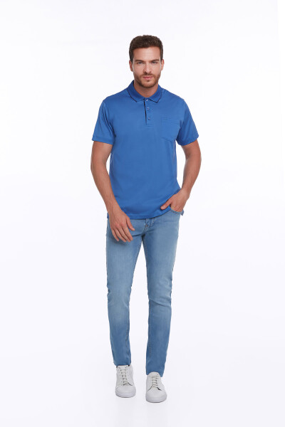 Saks Regular Fit 100% Pamuk Polo Yaka Tişört - 5