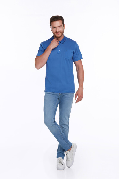 Saks Regular Fit 100% Pamuk Polo Yaka Tişört - 6