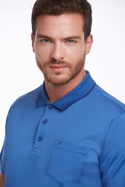 Saks Regular Fit 100% Pamuk Polo Yaka Tişört - 8