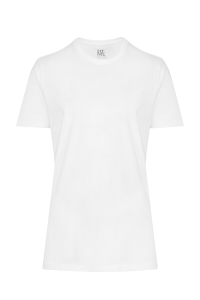 Siyah ve Beyaz Regular Fit %100 Pamuk Bisiklet Yaka İkili Paket Basic Tişört - 4