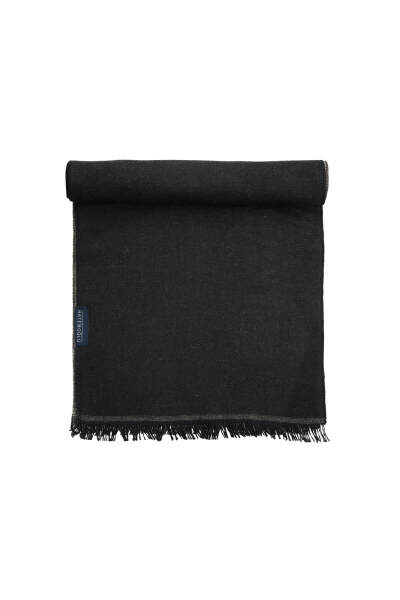 Siyah Çift Taraflı Atkı - 3