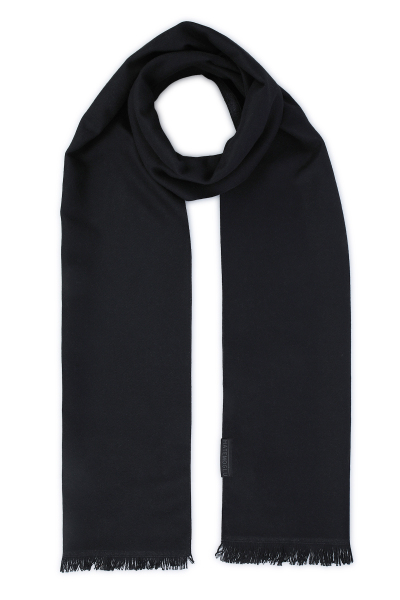 Siyah Çift Taraflı Atkı 