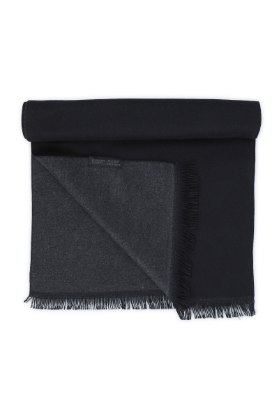 Siyah Çift Taraflı Atkı - 4